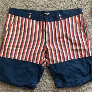 ( 2 for $6) H & M Mens Striped Shorts